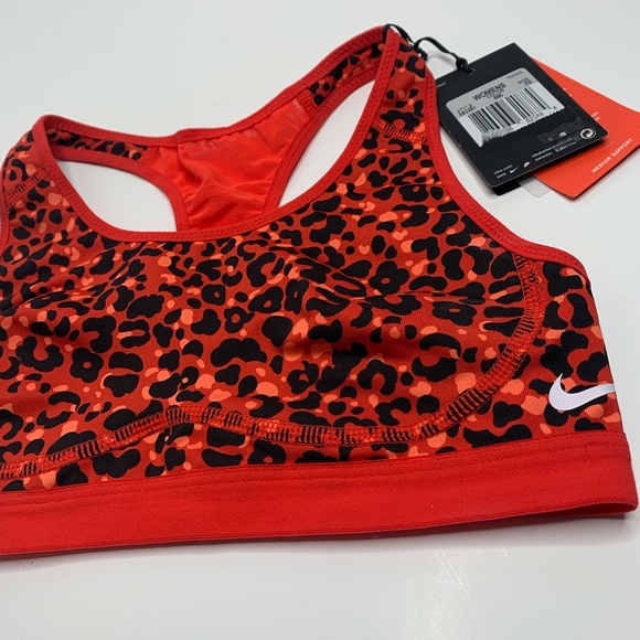 nike red leopard print